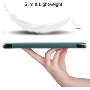 Husa tableta Nokia T20, ProCase Lightweight Slim, trifold de tip stand + stylus cadou, pine green