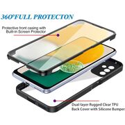 Pachet 360: Folie integrata + Husa pentru Samsung Galaxy A13 5G Cover360 - negru