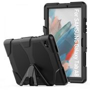 Pachet 360: Husa cu folie integrata pentru Samsung Galaxy Tab A8 10.5 inch SM-X200, X205 Survive Full Cover, negru