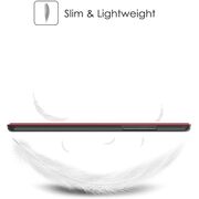 Husa Samsung Galaxy Tab A8 10.5 2021 X200, X205, ProCase UltraSlim de tip stand, rosu