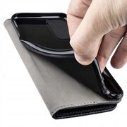 Husa pentru VIVO Y70 Wallet tip carte, negru