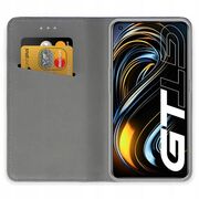 Husa pentru Realme GT 5G Wallet tip carte, navy blue
