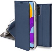 Husa pentru Samsung Galaxy M52 5G Wallet tip carte, navy blue