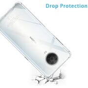 Pachet 360: Folie din sticla + Husa pentru Nokia G10, G20 Anti-Shock 1.5mm, transparent