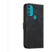 Husa pentru Motorola Moto G71 5G Wallet tip carte, negru