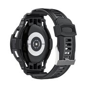 Curea pentru smartwatch Samsung Galaxy Watch 4 46 mm classic Scout Pro, negru
