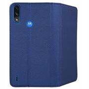 Huse Motorola Moto E7 Power, E7i Wallet tip carte, navy blue