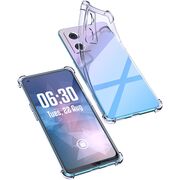 Pachet 360: Folie din sticla + husa pentru Oppo A96 4G Anti-Shock 1.5mm, transparent