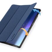 Husa pentru Lenovo Tab P12 Pro 12.6 inch Dux Ducis Domo Smart Case, functie stand, navy blue