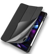Husa pentru iPad Pro 11 inch 2022, 2021, 2020 Dux Ducis Osom, Functie Sleep/Wake-up, Suport Apple Pen, negru