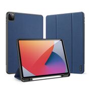Husa pentru iPad Pro 12.9 inch 2022, 2021, 2020 DUX DUCIS Domo Multi-angle Stand Smart Sleep Function, navy blue