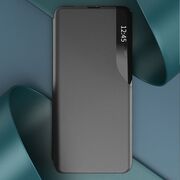 Husa pentru Xiaomi Poco F4 5G Smart View Clear, negru