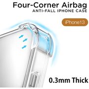 Pachet 360: Folie din sticla + Husa pentru iPhone 12 / 12 Pro Anti Shock 1.3mm Reinforced 4 corners (transparent)