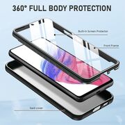 Pachet 360: Husa cu folie integrata pentru Samsung Galaxy A13 4G Cover360 - negru