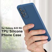 Husa Samsung Galaxy A33 5G Liquid Silicone, blue
