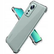 Pachet 360: Folie din sticla + Husa pentru Xiaomi 12, 12X Anti-Shock 1.5mm, transparent