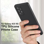 Husa Samsung Galaxy A33 5G Liquid Silicone, negru