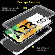 Pachet 360: Husa cu folie integrata pentru Samsung Galaxy A33 5G 360 Full Cover (fata+spate), transparent