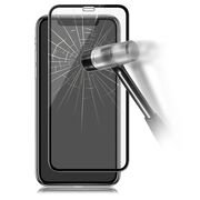 Folie sticla securizata tempered glass pentru iPhone 11, full-face/glue, negru