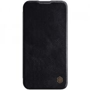 Husa iphone 13, qin leather pro case, nillkin - negru