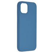 Husa iphone 13 din silicon moale, techsuit soft edge - denim blue