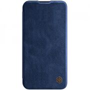 Husa iphone 13 pro max, qin leather pro case, nillkin - albastru