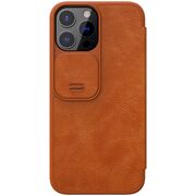 Husa iphone 13 pro max, qin leather pro case, nillkin - maro