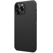 Husa iphone 13 pro max, super frosted shield, nillkin - negru