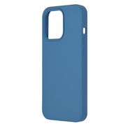Husa iphone 13 pro max din silicon moale, techsuit soft edge - denim blue