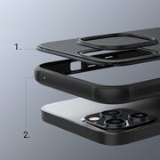 Husa iphone 13 pro max, super frosted shield pro, nillkin - albastru