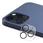 Folie iphone 12 pro max, s+ camera glass, lito - black/transparent