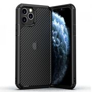 Husa iphone 11, carbonfuse, techsuit - negru