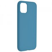 Husa iphone 11 din silicon moale, techsuit soft edge - denim blue