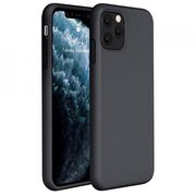 Husa iphone 11 pro max din silicon moale, techsuit soft edge - negru