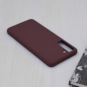 Husa samsung galaxy s21 plus din silicon moale, techsuit soft edge - plum violet