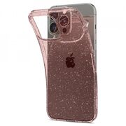 Husa iphone 13 pro, spigen liquid crystal - glitter rose