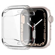 Husa Apple Watch 7 / 8 41mm Spigen Ultra Hybrid, crystal clear