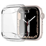 Husa Apple Watch 7 / 8 45mm Spigen Ultra Hybrid, crystal clear