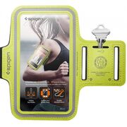 Husa banderola telefon pentru alergare, spigen (a700) - neon