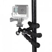 Mini trepied GoPro, DJI, DSLR, telefon, ajustabil 360°, OTC-01, negru