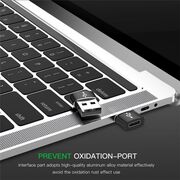 Adaptor Techsuit Type-C La USB OTG, Transfer De Date, Incarcare Rapida 3A  - Negru