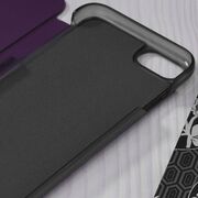 Husa iPhone 7 Eco Leather View Flip Tip Carte - Mov