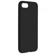 Husa iphone 7 / 8 / se 2020 din silicon moale, techsuit soft edge - negru