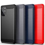 Husa oneplus 8t, carbon silicone, techsuit - negru