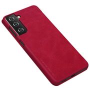 Husa samsung galaxy s21 plus, qin leather case, nillkin - rosu