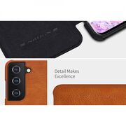 Husa samsung galaxy s21 plus, qin leather case, nillkin - rosu