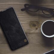 Husa samsung galaxy s21 plus, qin leather case, nillkin - rosu