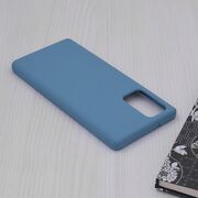 Husa samsung galaxy note 20 din silicon moale, techsuit soft edge - denim blue