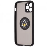 Husa iphone 11 pro cu inel, techsuit glinth - negru