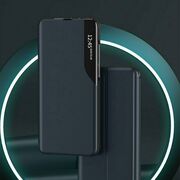 Husa iPhone 11 Pro Eco Leather View Flip Tip Carte - Albastru